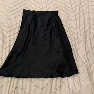 Long black skirt